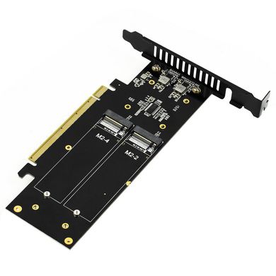 Адаптер JEYI iHyper m.2 X16 for 4X NVME PCIE3.0 GEN3 X16 4NVME RAID PCI-E Expansion Card