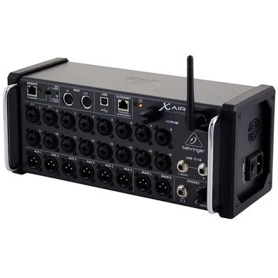 Мікшерний пульт Behringer XR18 X-Air, 6-ти смуговий параметричний, 31-смуговий графічний еквалайзер