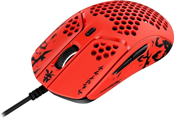 Миша HyperX Pulsefire Haste USB Limited Itachi Edition (683M3AA), Червоний, 16000 dpi