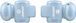 Навушники TWS Bose Ultra Open Earbuds Moonstone Blue (881046-0030)