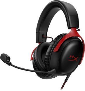 Наушники с микрофоном HyperX Cloud III Black/Red (727A9AA)