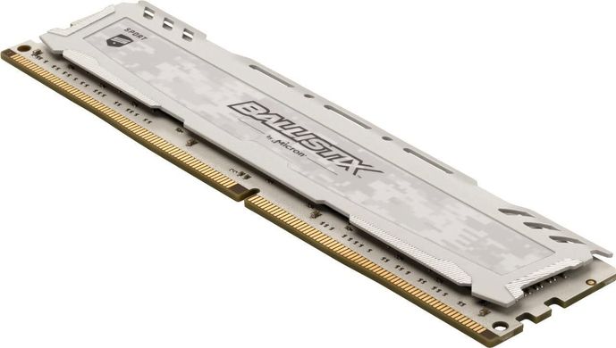 Оперативная память Crucial DDR4-3000 32768MB (Kit of 2x16384) Ballistix White (BLS2K16G4D30AESC), DDR4, 32 Гб, 2, Охлаждения модуля, Отсутствует