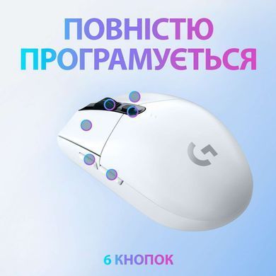 Мышь Logitech G305 Lightspeed White (910-005291), 12000 dpi