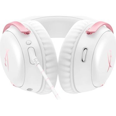 Навушники з мікрофоном HyperX Cloud III White/Pink (9W1Q4AA)