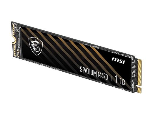 SSD MSI SPATIUM M470 1TB M.2 PCIe 4.0 x4 (S78-440L420-P83), Чорний