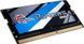 Пам'ять для ноутбуків G.Skill 16 GB (2x8GB) SO-DIMM DDR4 2400 MHz Ripjaws (F4-2400C16D-16GRS), DDR4, 16 Гб, 2, Відсутня