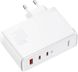 Мережевий зарядний пристрій Baseus GaN5 Pro Fast Charger 2C+U 140W White w/Type-C to Type-C cable (CCGP100202)