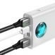 Зовнішній акумулятор (павербанк) Baseus Amblight Digital Display Quick Charge 65W 30000mAh White (PPLG-A02)