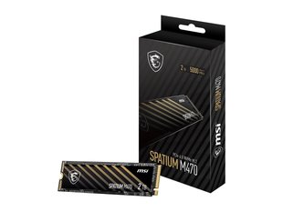 SSD MSI SPATIUM M470 2TB M.2 PCIe 4.0 x4 (S78-440Q470-P83), Черный