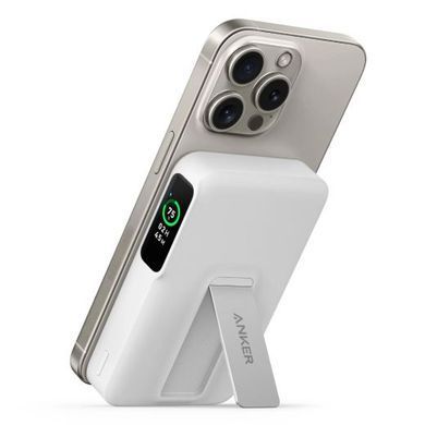 Наружный аккумулятор (Power bank) Anker MagGo 10K 10000mAh 15W Qi2 White (A1654P21)