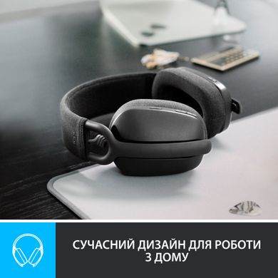 Навушники з мікрофоном Logitech Zone Vibe 100 Graphite (981-001213)