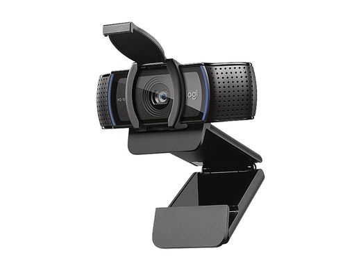 Веб-камера Logitech Webcam C920S PRO HD 1080p (960-001257) - Уценка, Черный