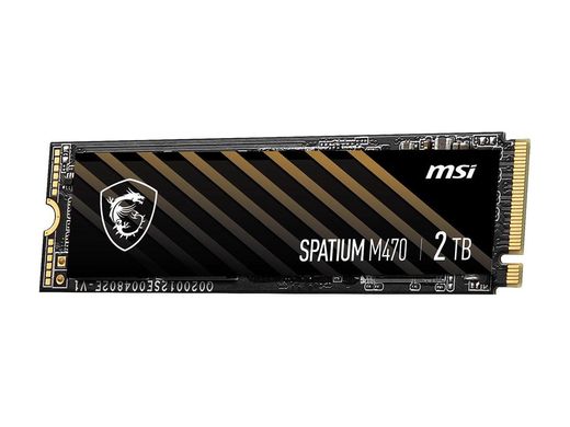 SSD MSI SPATIUM M470 2TB M.2 PCIe 4.0 x4 (S78-440Q470-P83), Чорний