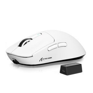 Миша бездротова ATTACK SHARK X3 PRO White 8K PAW3395, 26000