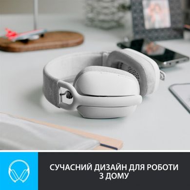 Навушники з мікрофоном Logitech Zone Vibe 100 White (981-001219)