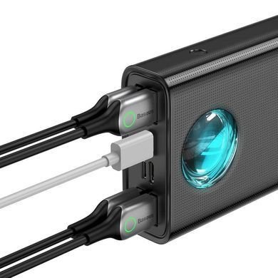Внешний аккумулятор (павербанк) Baseus Amblight Digital Display Quick Charge 65W 30000mAh Black (PPLG-A01)
