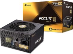 Блок питания SeaSonic Focus Plus 750 GOLD (SSR-750FX) , 80 + Gold