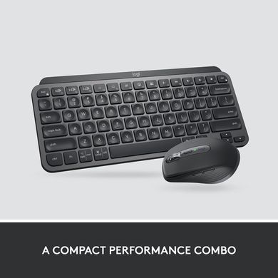 Комплект Клавіатура Logitech MX Keys Mini Combo for Business Wireless Mouse and Keyboard Combo ESP/UKR Graphite (920-011053)
