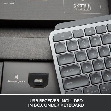 Комплект Клавіатура Logitech MX Keys Mini Combo for Business Wireless Mouse and Keyboard Combo ESP/UKR Graphite (920-011053)