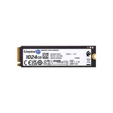 SSD диск Kingston KC3000 1TB M.2 2280 NVMe PCIe Gen 4.0 x4 3D TLC NAND (SKC3000S/1024G)