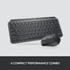 Комплект Клавіатура Logitech MX Keys Mini Combo for Business Wireless Mouse and Keyboard Combo ESP/UKR Graphite (920-011053)