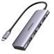 Мультипортовий адаптер UGREEN 6-in-1 USB-C PD Adapter with 4K HDMI (70411)