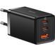 Мережевий зарядний пристрій Baseus GaN5 Pro Fast Charger 65W Black Type-C to Type-C cable (CCGP120201)