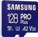 Карта памяти Samsung 128 GB microSDXC Pro Plus UHS-I U3 V30 A2 Class 10 + SD-adapter (MB-MD128SA)