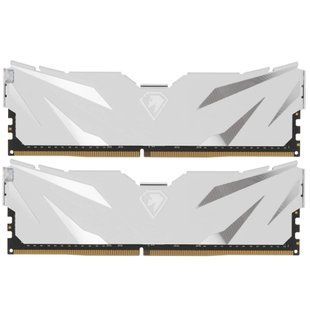 Оперативная память Netac Shadow II DDR-3200MHz 16GB (2x8GB) White (NTSWD4P32DP-16W), DDR4, 16 Гб, 2, Охлаждения модуля