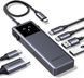 Мультипортовый адаптер UGREEN CM888 Uno USB C HUB 6-in-1 100W Gray (35998)