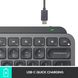 Клавиатура Logitech MX Keys Mini Wireless Illuminated Keyboard for Business us/ansi Graphite (920-010594), Тёмно-серый