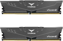 Оперативная память TEAM T-Force Vulcan Z 16GB Kit (2x8GB) DDR4 3200MHz CL16 Gray (TLZGD416G3200HC16FDC01), DDR4, 16 Гб, 2, Охлаждения модуля, Отсутствует