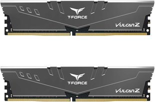 Оперативна пам'ять TEAM T-Force Vulcan Z 16GB Kit (2x8GB) DDR4 3200MHz CL16 Gray (TLZGD416G3200HC16FDC01), DDR4, 16 Гб, 2, Охолодження модуля, Відсутня