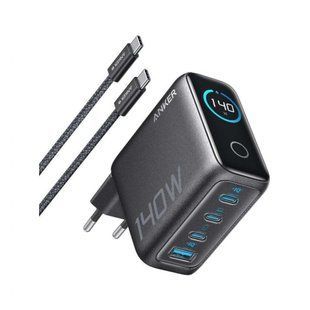 Мережевий зарядний пристрій Anker Laptop GaN 140W Black (B2697GZ1)