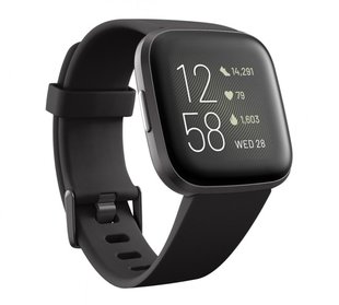 Смарт-часы Fitbit Versa 2 Black (FB507BKBK), Черный