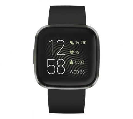 Смарт-часы Fitbit Versa 2 Black (FB507BKBK), Черный