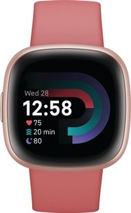 Смарт-годинник Fitbit Versa 4 Beet Juice/Copper Rose (FB523RGRD)