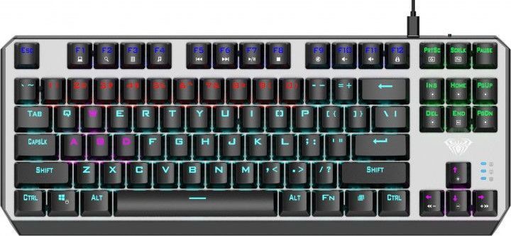Клавиатура AULA Aegis Mechanical Keyboard EN/RU Blue switch (6948391240282)
