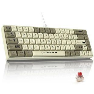 Клавиатура AJAZZ AK680 Wired Red Switches Grey White ENG/UKR