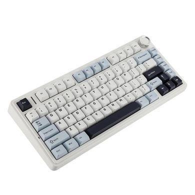 Клавиатура AULA F75 White-Blue