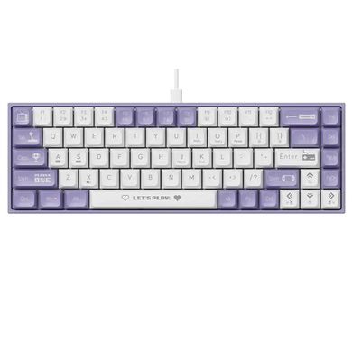 Клавіатура AJAZZ AK680 Wired Red Switches Iris Purple