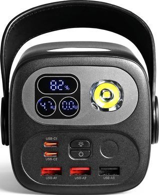 Повербанк (Powerbank) TITANUM WC60 60000mAh 100W Black (TPB-WC60-B)