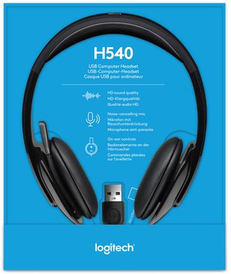 Навушники с микрофоном Logitech H540