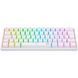 Клавіатура Redragon Fizz K617 WhiteENG/UKR (K617RGB-W), Білий