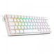 Клавіатура Redragon Fizz K617 WhiteENG/UKR (K617RGB-W), Білий