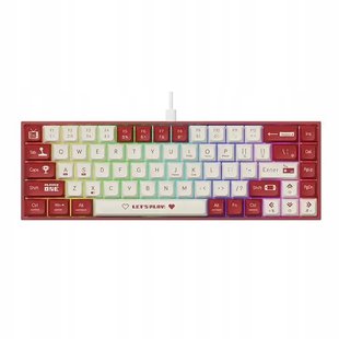 Клавиатура AJAZZ AK680 Wired Red Switches Christmas Red