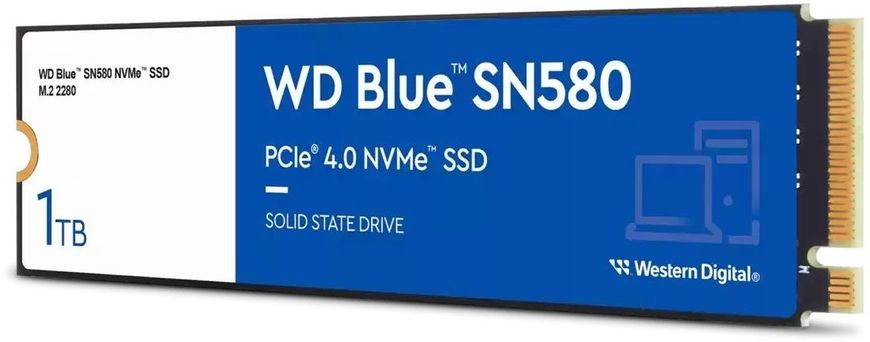 SSD накопитель WD Blue SN580 1 TB (WDS100T3B0E)