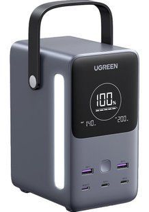 Внешний аккумулятор (павербанк) UGREEN PB770 48000mAh 300W Grey (25286) Refurbished