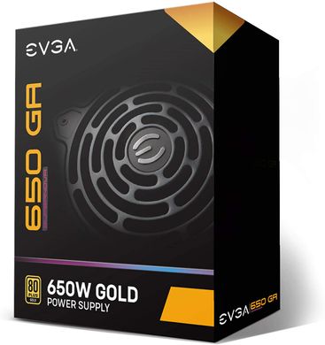 Блок живлення EVGA SuperNova 650 GA 220-GA-0650-X1, 80+ GOLD 650W, Fully Modular, ECO Mode