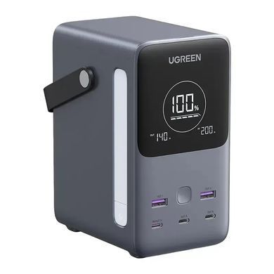 Зовнішній акумулятор (павербанк) UGREEN PB770 48000mAh 300W Grey (25286) Refurbished